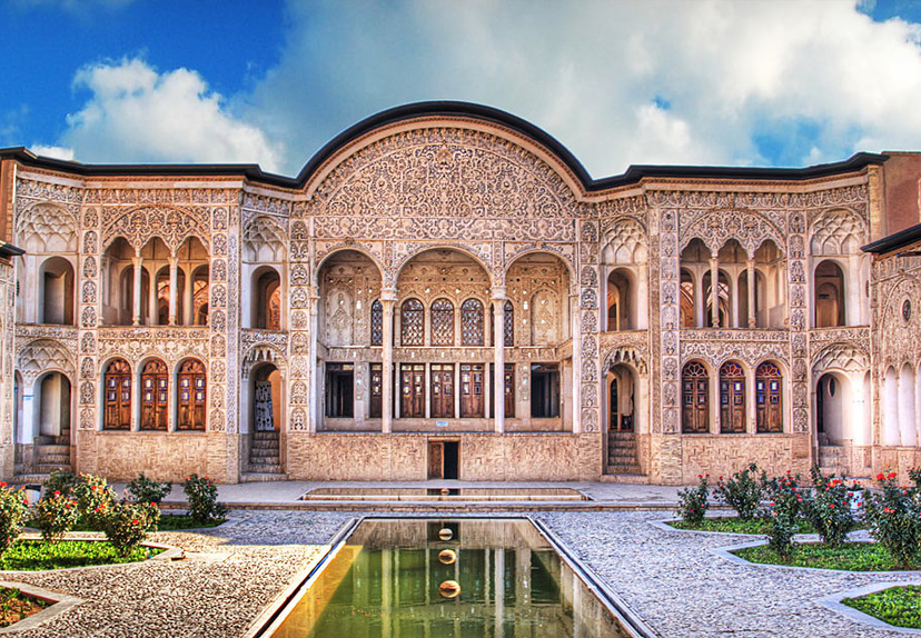 خانه طباطبایی ها - معماری ایرانی - کاشان
